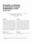 Research paper thumbnail of Formación y evaluación de profesores novatos: Problemática y retos