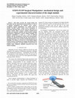 Research paper thumbnail of STIFF-FLOP Surgical Manipulator: mechanical design and experimental characterization of the single module