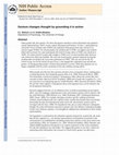 Research paper thumbnail of Gesture changes thought by grounding it in action