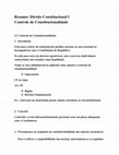 Research paper thumbnail of CONSTITUCIONAL 1 RESUMO