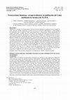 Research paper thumbnail of Toxocariosis humana: seroprevalencia en población de Lima mediante la técnica de ELISA