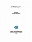 Research paper thumbnail of Modul Mata Kuliah Bahasa Indonesia