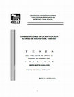 Research paper thumbnail of Congregaciones en la Mixteca Alta: el caso de Nochixtlán, 1599-1603 (CIESAS-DF, 2011)