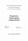 Research paper thumbnail of Il diritto di proprietà nel diritto islamico