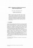 Research paper thumbnail of CBPEL-Linguagem Para Definição De Processos De Negócio Interorganizacionais