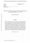 Research paper thumbnail of Search for a W' boson decaying to a bottom quark and a top quark in pp collisions at $\sqrt{s}$ = 7 TeV