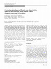 Research paper thumbnail of Contrasting phenology and female cone characteristics of the two Macaronesian island endemic cedars (Juniperus cedrus and J. brevifolia)