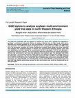 Research paper thumbnail of Atnaf et al GXE soya