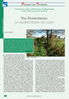 Research paper thumbnail of VIA FRANCIGENA: LA VALORIZZAZIONE NEL LAZIO