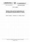 Research paper thumbnail of Global crisis and its implications on the political transformation in China