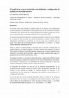 Research paper thumbnail of El papel de los actores territoriales en la definición y configuración de modelos de desarrollo turístico