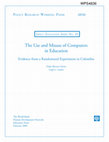 Research paper thumbnail of Use and misuse of computer in education