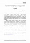 Research paper thumbnail of Structure du capital, dynamisme environnemental et performance : une articulation entre la finance et la stratégie