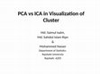 Research paper thumbnail of PCA vs ICA in Visualization of Clusters