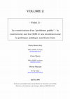 Research paper thumbnail of La constitution d'un 'problème public': la controverse sur les OGM et ses incidences sur la politique publique aux Etats-Unis