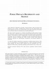 Research paper thumbnail of Public Privacy: Reciprocity and Silence