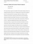 Research paper thumbnail of cline - 2010 - autonomy, identity and common notions in spinoza - unpublished