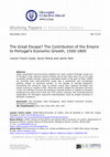 Research paper thumbnail of The Great Escape? The Contribution of the Empire to Portugal's Economic Growth, 1500-1800