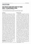 Research paper thumbnail of Abstract -Poster Presentation -Food Safety EGG QUALITY AND FOOD SAFETY OF TABLE EGGS -A LONGITUDINAL STUDY