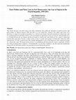 Research paper thumbnail of Party Politics and Party Laws in New Democracies: the Case of Nigeria in the  Fourth Republic, 1999-2011