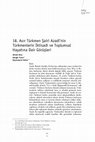 Research paper thumbnail of 18. Asır Türkmen Şairi Azadi’nin Türkmenlerin İktisadi ve Toplumsal Hayatına Dair Görüşleri