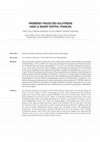 Research paper thumbnail of :Premières traces des solutréens dans le massif central français