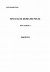 Research paper thumbnail of José Hurtado Pozo MANUAL DE DERECHO PENAL