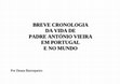 Research paper thumbnail of Cronologia de Padre António Vieira, Portugal e o Mundo