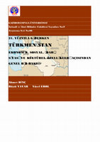 Research paper thumbnail of 21. yüzyıla girerken Türkmenistan