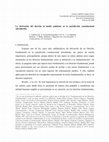 Research paper thumbnail of La derivación del Derecho al Medio Ambiente en la jurisdicción constitucional salvadoreña