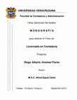 Research paper thumbnail of UNIVERSIDAD VERACRUZANA Licenciado en Contaduría Presenta