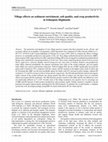 Research paper thumbnail of Tillage effects on sediment enrichment, soil quality, and crop productivity in Ethiopian Highlands