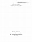 Research paper thumbnail of Harvard Case Study: Global Management (Wal-Mart)