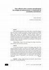 Research paper thumbnail of Uma reflexão sobre o ensino aprendizagem de Ecologia em aulas práticas e a construção de sociedades sustentáveis.