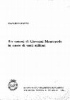 Research paper thumbnail of Tre canoni di Giovanni Mauropode in onore di santi militari, [Roma] 1994 (Supplemento n. 13 al Bollettino dei Classici dell'Accad. Naz. dei Lincei).