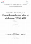 Research paper thumbnail of VHDL AMS : circuit RLC