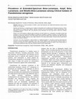 Research paper thumbnail of Prevalence of Extended-Spectrum Beta-Lactamase, AmpC Beta- Lactamase, and Metallo-Beta-Lactamase among Clinical Isolates of Pseudomonas aeruginosa