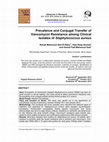 Research paper thumbnail of Prevalence and Conjugal Transfer of Vancomycin Resistance among Clinical Isolates of Staphylococcus aureus