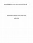 Research paper thumbnail of Information Systems and Organizational Structure: IT Systems Case Study