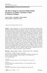 Research paper thumbnail of The role of imams in American Muslim health: perspectives of Muslim community leaders in Southeast Michigan