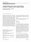 Research paper thumbnail of Traditional healing practices among American Muslims: perceptions of community leaders in southeast Michigan