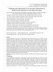 Research paper thumbnail of Challenges and opportunities of US and Arab collaborations in health services research: a case study from Qatar