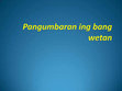 Research paper thumbnail of Pangumbaran ing bang wetan: lay presentation