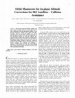 Research paper thumbnail of Orbit Maneuvers for In-plane Altitude Corrections for IRS Satellites – Collision Avoidance