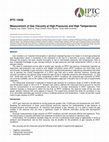 Research paper thumbnail of Measurement of Gas Viscosity at High Pressures and High Temperatures