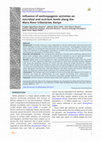 Research paper thumbnail of Influence of Anthropogenic Activities on Microbial and Nutrient Levels along the Mara River Tributaries, Kenya