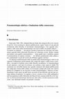 Research paper thumbnail of Fenomenologia eidetica e fondazione della conoscenza