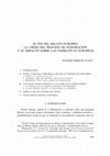 Research paper thumbnail of El fin del relato europeo. La crisis del proceso de integración y su impacto sobre las narrativas europeas”