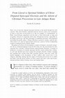 Research paper thumbnail of From Literal to Spiritual Soldiers of Christ: Disputed Episcopal Elections and the Advent of Christian Processions in Late Antique Rome