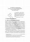 Research paper thumbnail of El nihilismo contemporáneo, ¿el lado oscuro de la Posmodernidad?